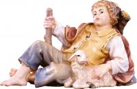 Hirte liegend m.Lamm