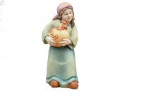 M�dchen mit Huhn