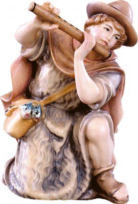 Hirte kniend m.Flte